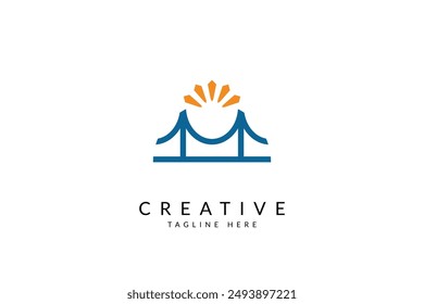 Real estate logo design vector icon illustration.