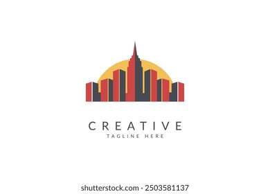 real estate logo design vector.