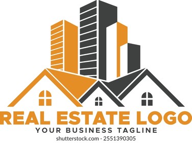 Real Estate Logo Design and Vector art Illustration, Tailored Logo Design for Real Estate, Logo Design for Residential and Commercial Real Estate Agencies