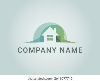 Real Estate Logo Design. Vector 