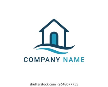 Real Estate Logo Design. Vector 