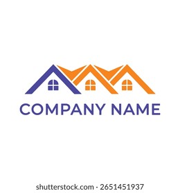 Real Estate Logo Design Vector, Home Logo Design Vector