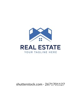 Vetor de design de logotipo imobiliário