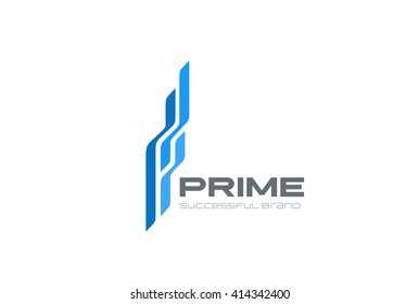 Real Estate Logo design vector template Skyscrapers city stylized.
Realty commercial property Logotype concept icon.