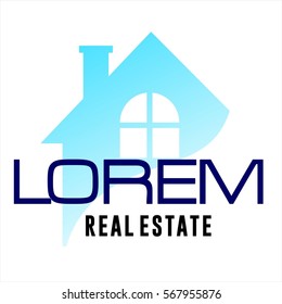 Real Estate Logo Design Vector home house