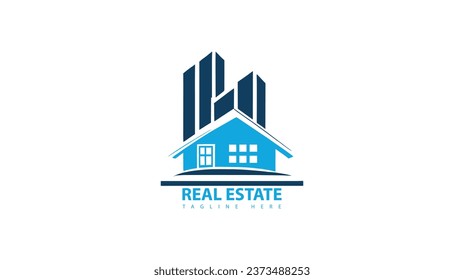  Real Estate logo design.Construction Architecture Building Logo Design Template