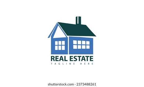  Diseño del logotipo inmobiliario.Plantilla de diseño del logotipo de la arquitectura de construcción