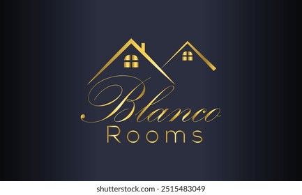 Logo-Design für Immobilien, Vektorvorlage,
