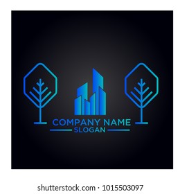 real estate logo graphic vector