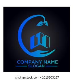 real estate logo graphic vector