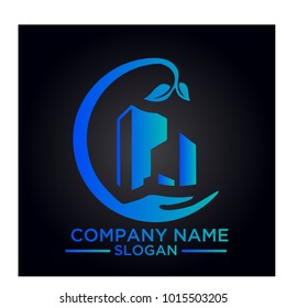real estate logo graphic vector