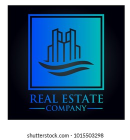 real estate logo graphic vector