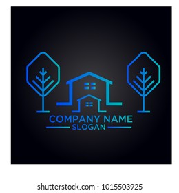 real estate logo graphic vector