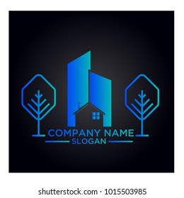 real estate logo graphic vector