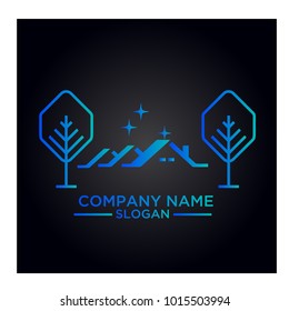 real estate logo graphic vector