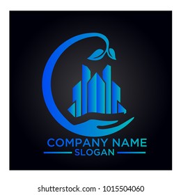 real estate logo graphic vector