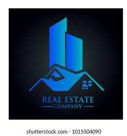 real estate logo graphic vector