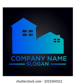 real estate logo graphic vector