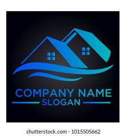 real estate logo graphic vector