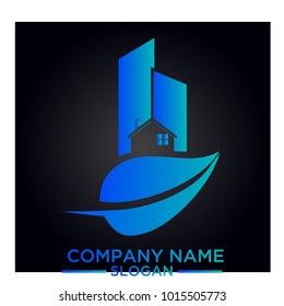 real estate logo graphic vector