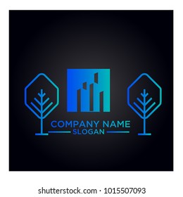 real estate logo graphic vector