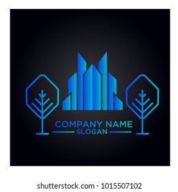 real estate logo graphic vector