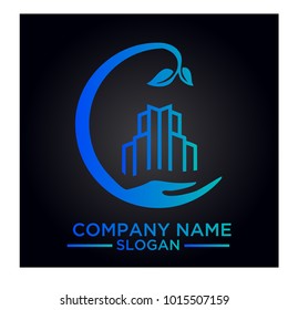 real estate logo graphic vector