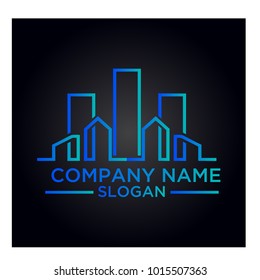 real estate logo graphic vector