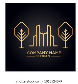 real estate logo graphic vector