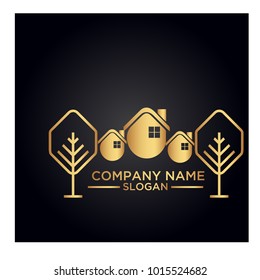 real estate logo graphic vector