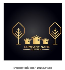 real estate logo graphic vector