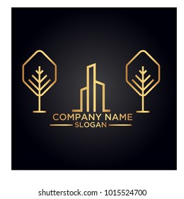 real estate logo graphic vector