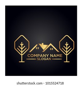 real estate logo graphic vector