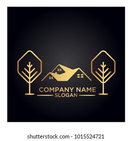 real estate logo graphic vector