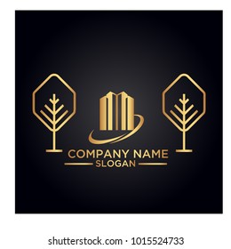 real estate logo graphic vector