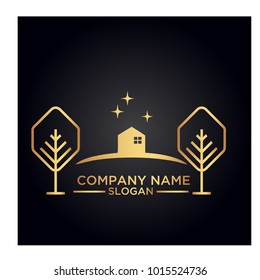 real estate logo graphic vector