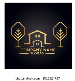 real estate logo graphic vector