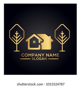 real estate logo graphic vector