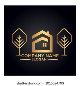 real estate logo graphic vector