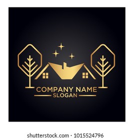 real estate logo graphic vector