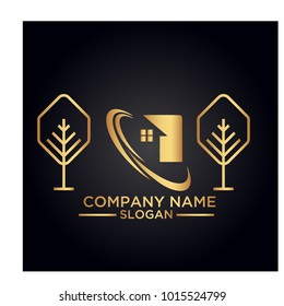 real estate logo graphic vector