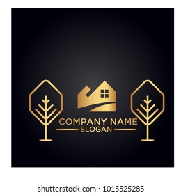 real estate logo graphic vector
