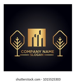 real estate logo graphic vector
