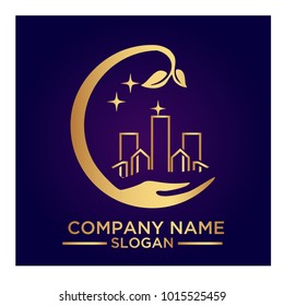 real estate logo graphic vector
