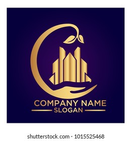 real estate logo graphic vector
