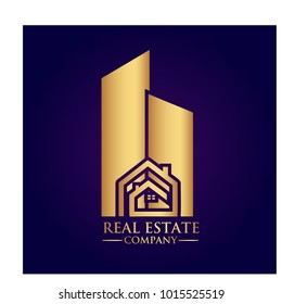 real estate logo graphic vector
