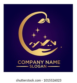real estate logo graphic vector