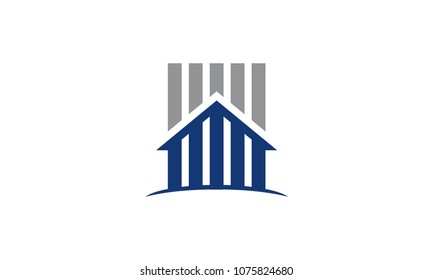 Real estate logo. home construction. renovation house