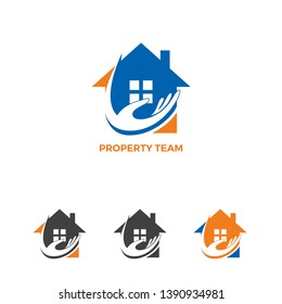 Real estate logo, Home logo design
