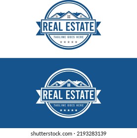 Real Estate Logo Home Improvement badge Logo Vintage Real Estate Logo Design Emblem Logo